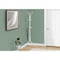 Monarch Specialties Coat Rack, Hall Tree, Free Standing, Hanging Bar, 6 Hooks, Entryway, 68"H, Bedroom, Metal, White I 2164 - alternate 5